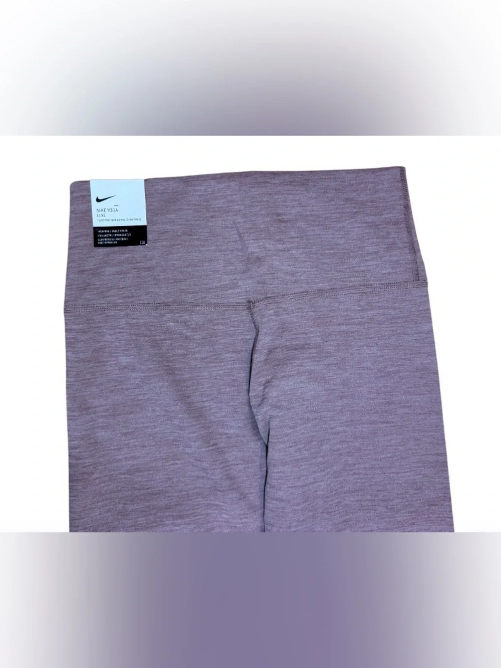 NWT Nike Yoga Luxe Infinalon 7/8 Leggings M Smokey Mauve Dri-FIT